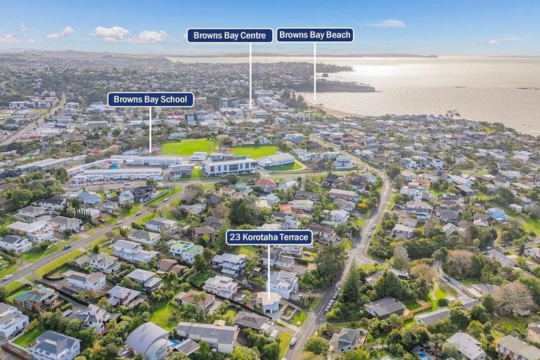 Photo of property in 23 Korotaha Terrace, Rothesay Bay, Auckland, 0630