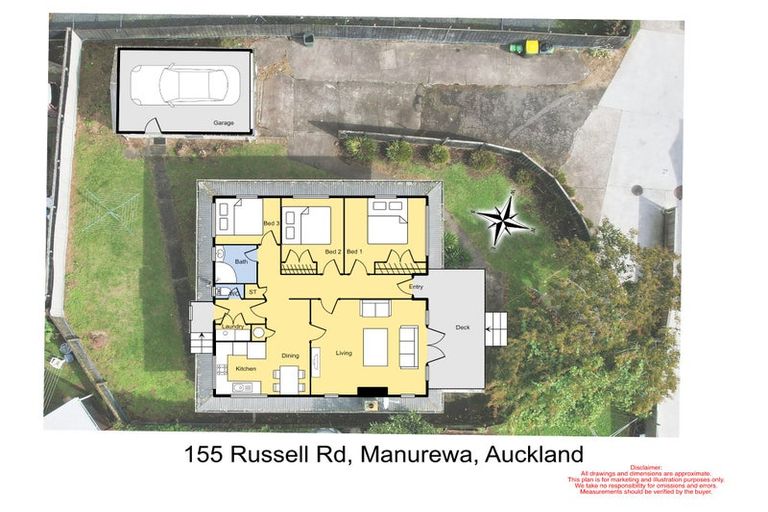Photo of property in 155 Russell Road, Manurewa, Auckland, 2102