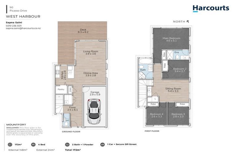 Photo of property in 6/90 Picasso Drive, West Harbour, Auckland, 0618