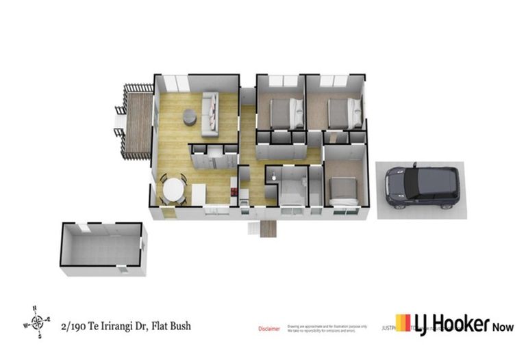 Photo of property in 2/190 Te Irirangi Drive, Flat Bush, Auckland, 2019