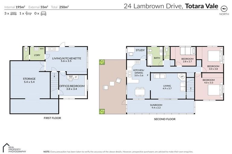 Photo of property in 2/24 Lambrown Drive, Totara Vale, Auckland, 0629