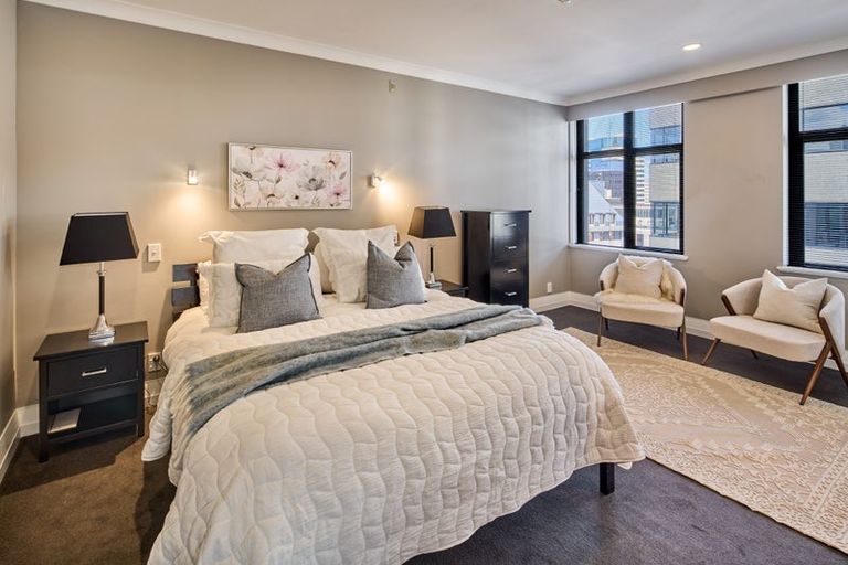 Photo of property in Kelvin House, 8c/16 The Terrace, Wellington Central, Wellington, 6011