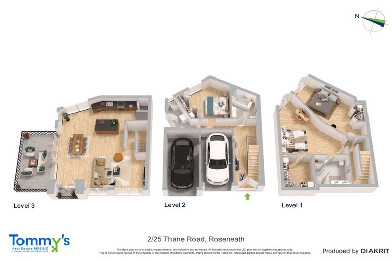 Photo of property in 2/25 Thane Road, Roseneath, Wellington, 6011