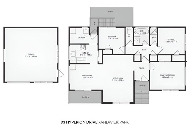 Photo of property in 93 Hyperion Drive, Randwick Park, Auckland, 2105