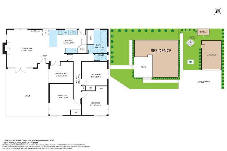 Photo of property in 22 Humphries Street, Greytown, 5712
