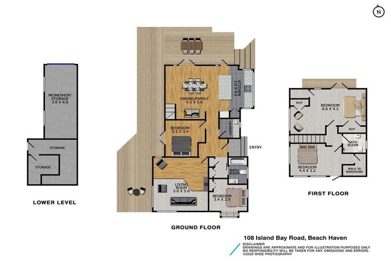 Photo of property in 108 Island Bay Road, Beach Haven, Auckland, 0626