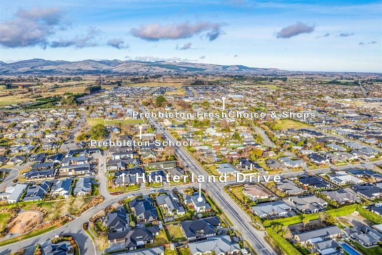 Photo of property in 1 Hinterland Drive, Prebbleton, 7604