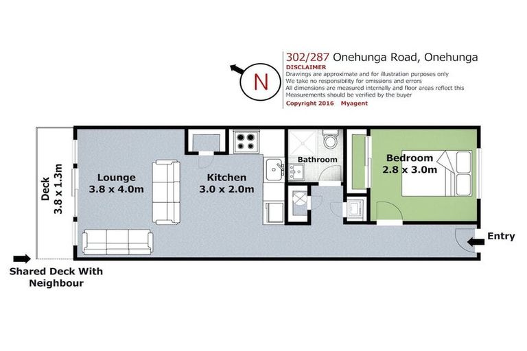 Photo of property in 302/287 Onehunga Mall, Onehunga, Auckland, 1061