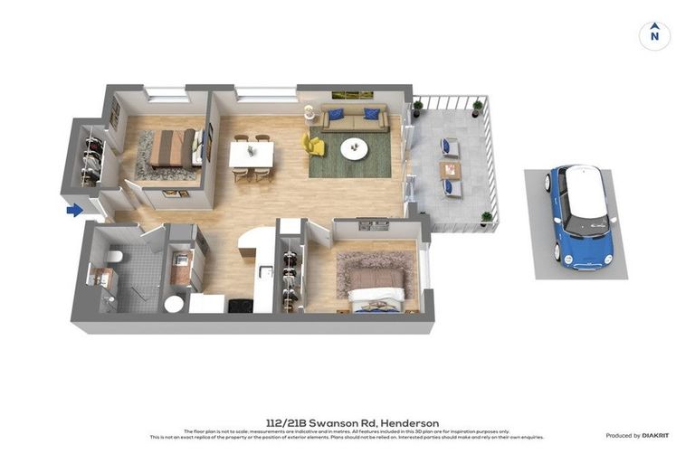 Photo of property in Bloom Swanson, 112/21b Swanson Road, Henderson, Auckland, 0610