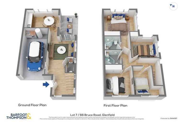 Photo of property in 7/66 Bruce Road, Glenfield, Auckland, 0629