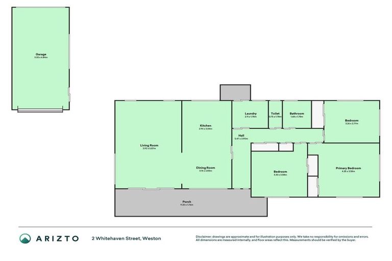 Photo of property in 2 Whitehaven Street, Weston, Oamaru, 9401