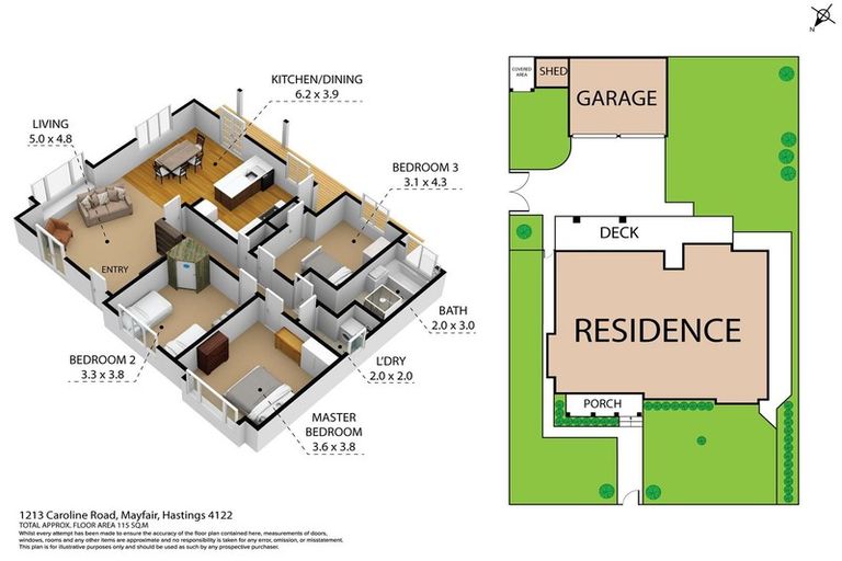 Photo of property in 1213 Caroline Road, Mayfair, Hastings, 4122