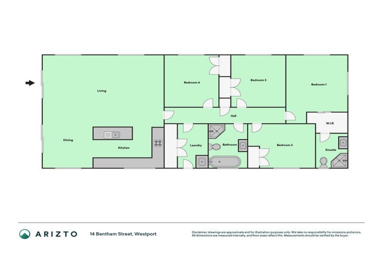 Photo of property in 14 Bentham Street, Westport, 7825