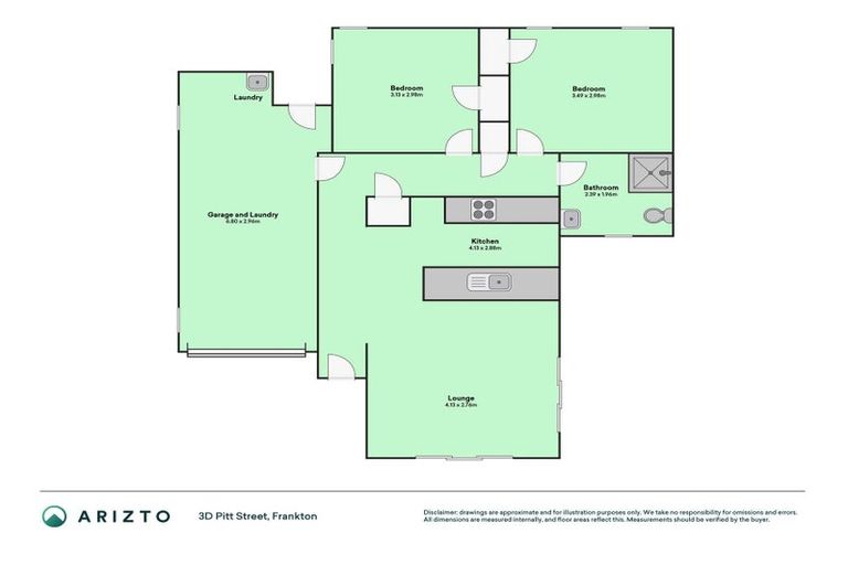 Photo of property in 3d Pitt Street, Frankton, Hamilton, 3204