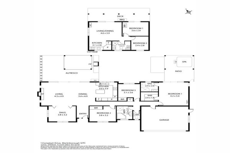 Photo of property in 1 Campbell Drive, Martinborough, 5711