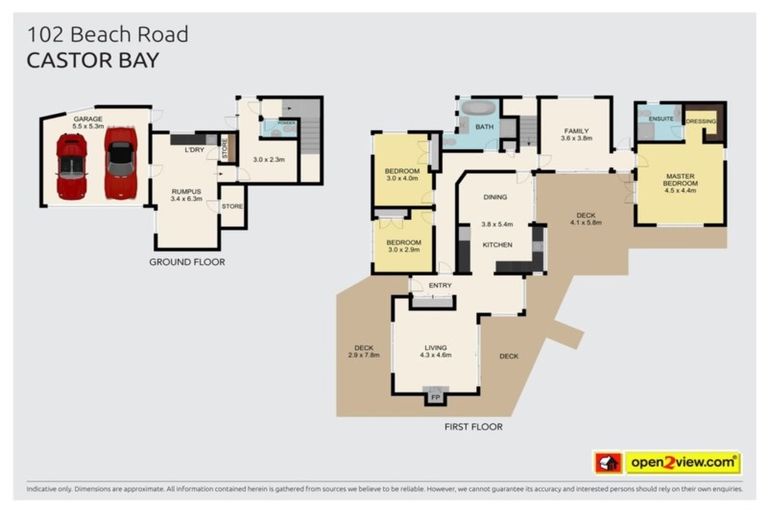 Photo of property in 102 Beach Road, Castor Bay, Auckland, 0620