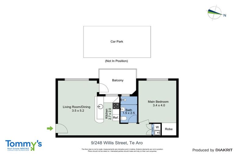 Photo of property in Anderson Apartments, 9/248 Willis Street, Te Aro, Wellington, 6011