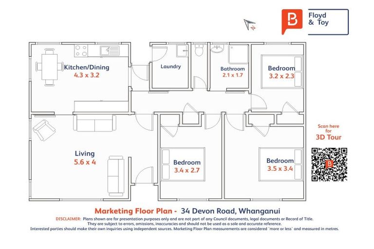 Photo of property in 34 Devon Road, Springvale, Whanganui, 4501