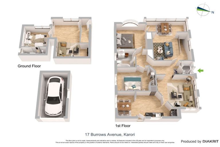 Photo of property in 17 Burrows Avenue, Karori, Wellington, 6012