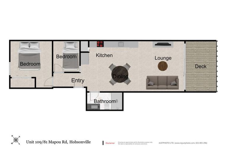 Photo of property in 109/81 Mapou Road, Hobsonville, Auckland, 0616