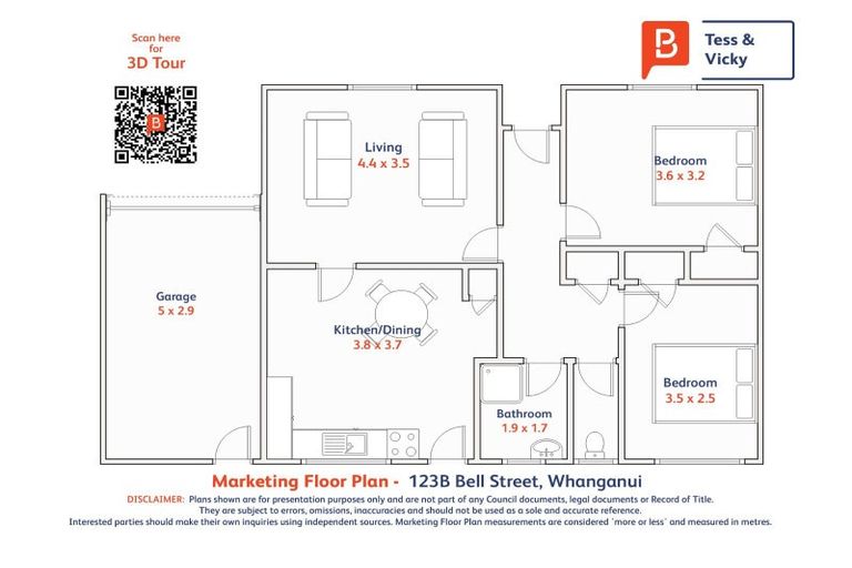 Photo of property in 123b Bell Street, Whanganui, Wanganui, 4500