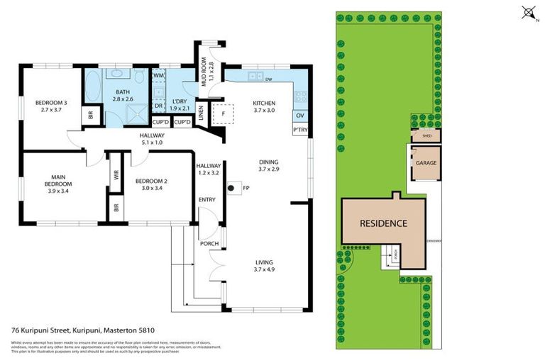 Photo of property in 76 Kuripuni Street, Kuripuni, Masterton, 5810