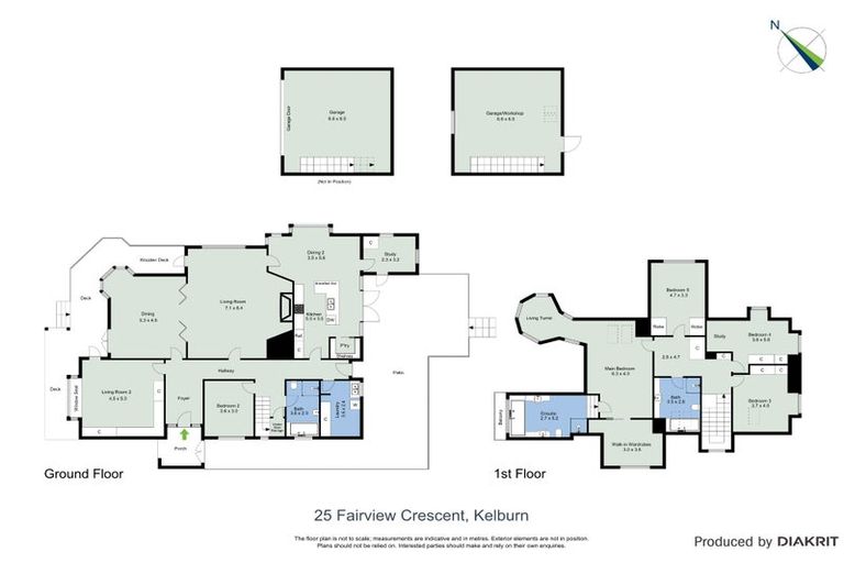 Photo of property in 25 Fairview Crescent, Kelburn, Wellington, 6012