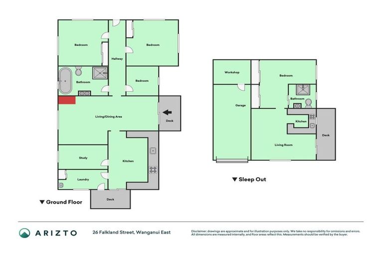 Photo of property in 26 Falkland Street, Whanganui East, Whanganui, 4500