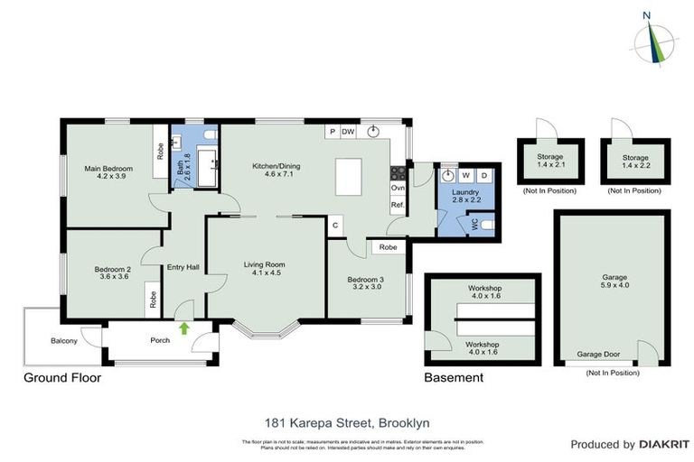 Photo of property in 181 Karepa Street, Brooklyn, Wellington, 6021