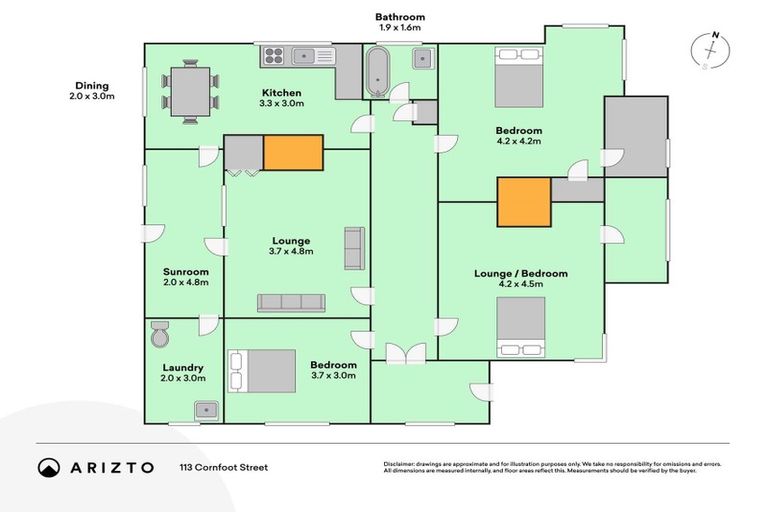 Photo of property in 113 Cornfoot Street, Castlecliff, Whanganui, 4501