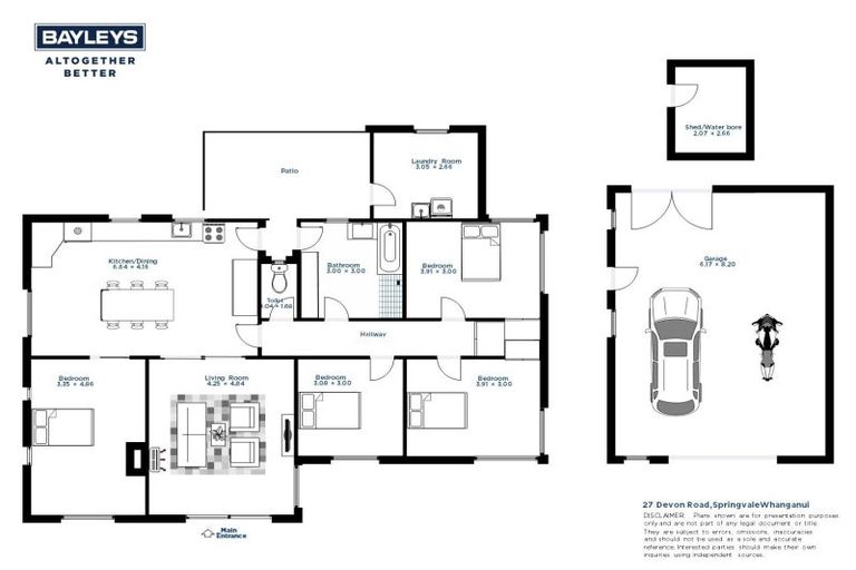 Photo of property in 27 Devon Road, Springvale, Whanganui, 4501