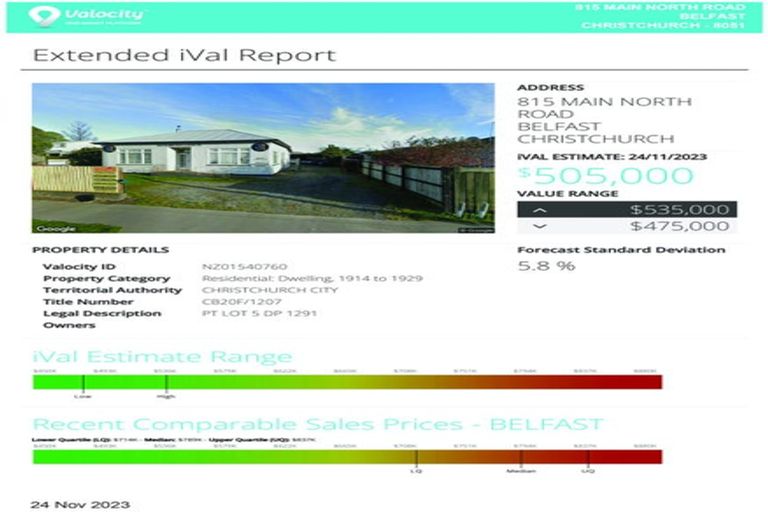 Photo of property in 815 Main North Road, Belfast, Christchurch, 8051