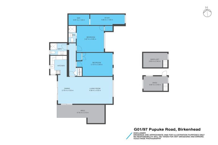 Photo of property in G 01/97 Pupuke Road, Northcote, Auckland, 0627