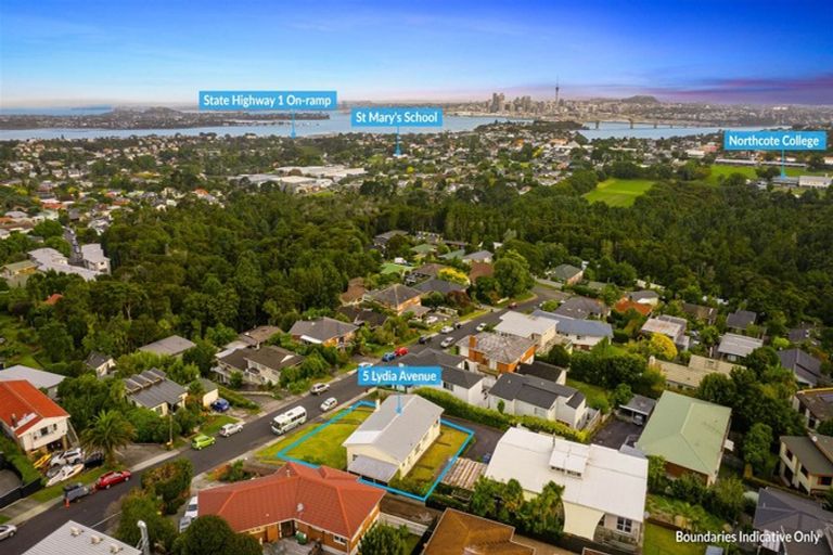 Photo of property in 5 Lydia Avenue, Northcote, Auckland, 0627