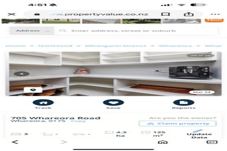 Photo of property in 705 Whareora Road, Whareora, Whangarei, 0175