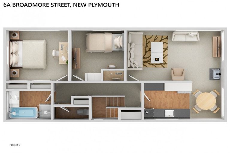 Photo of property in 6a Broadmore Street, Vogeltown, New Plymouth, 4310