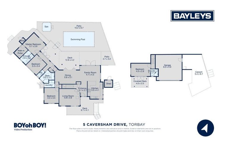 Photo of property in 5 Caversham Drive, Torbay, Auckland, 0630