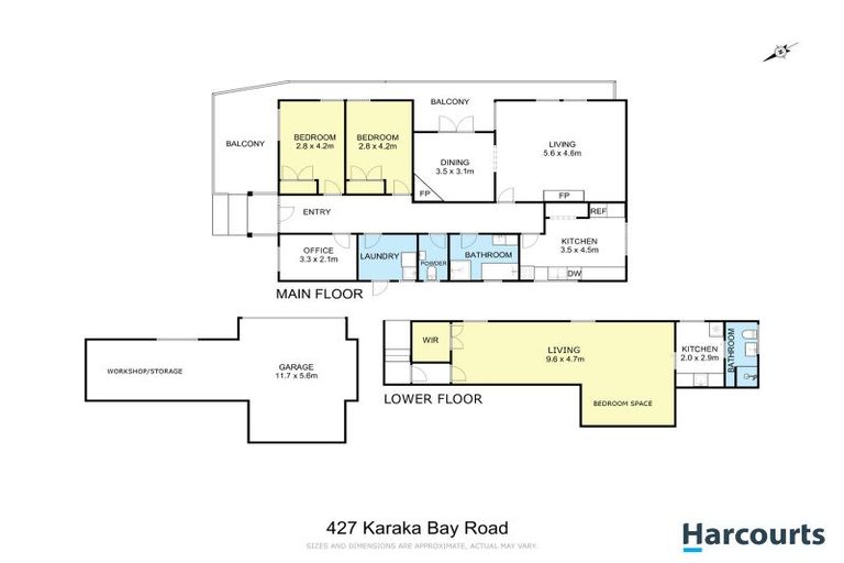 Photo of property in 427 Karaka Bay Road, Karaka Bays, Wellington, 6022