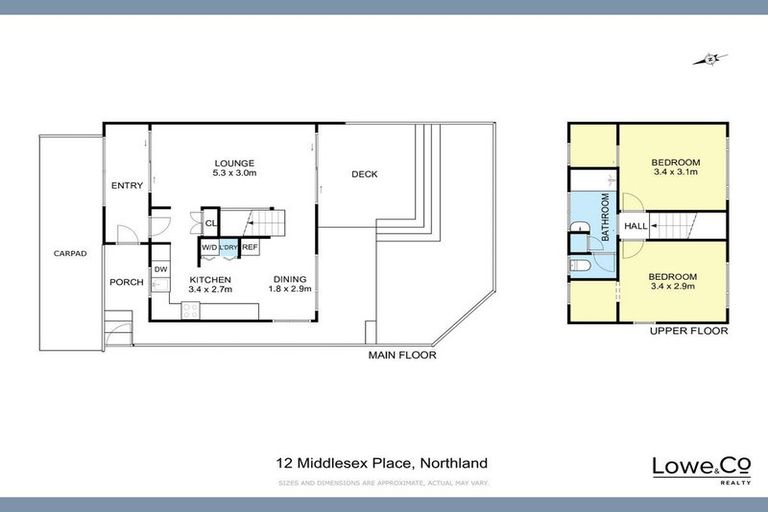 Photo of property in 12 Middlesex Place, Northland, Wellington, 6012