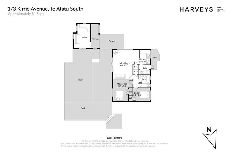 Photo of property in 1/3a Kirrie Avenue, Te Atatu South, Auckland, 0610