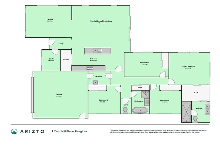 Photo of property in 9 Cam Mill Place, Rangiora, 7400