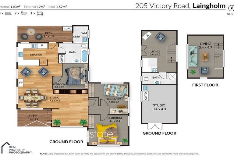 Photo of property in 205 Victory Road, Laingholm, Auckland, 0604