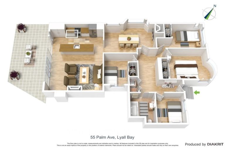 Photo of property in 55 Palm Avenue, Lyall Bay, Wellington, 6022