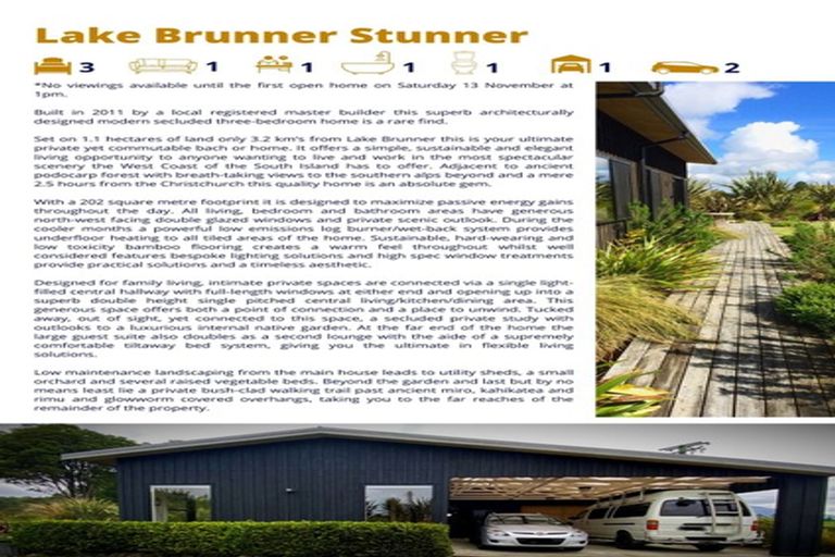 Photo of property in 1967d Arnold Valley Road, Moana, Dobson, 7872