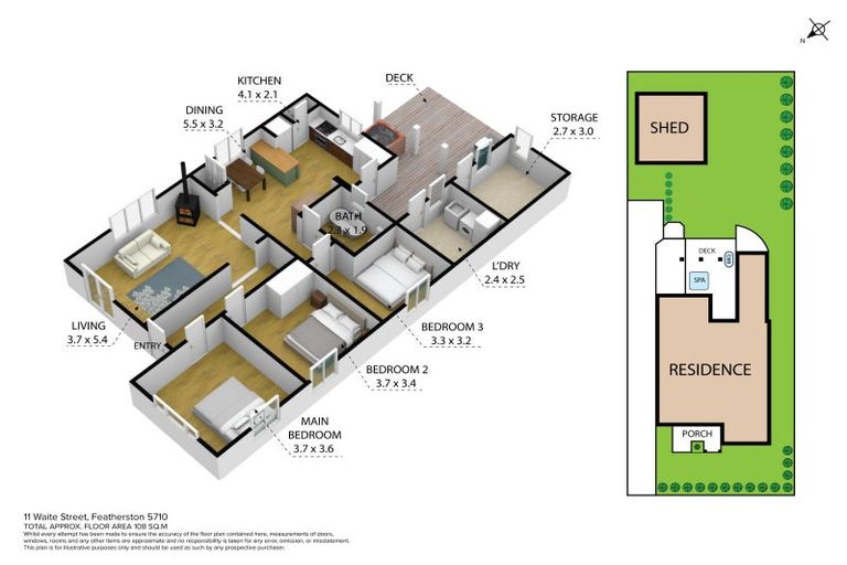 Photo of property in 11 Waite Street, Featherston, 5710