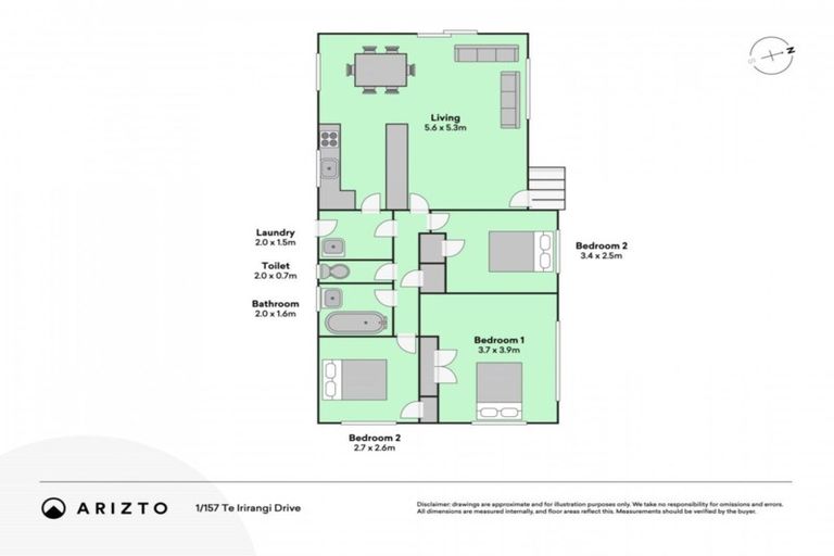 Photo of property in 1/157 Te Irirangi Drive, Flat Bush, Auckland, 2019