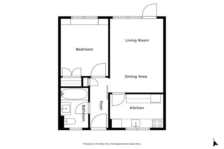 Photo of property in Kingsgate Flats, 10 Austin Street, Mount Victoria, Wellington, 6011