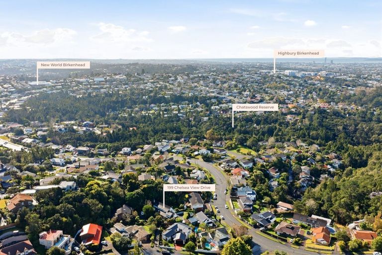 Photo of property in 199 Chelsea View Drive, Chatswood, Auckland, 0626