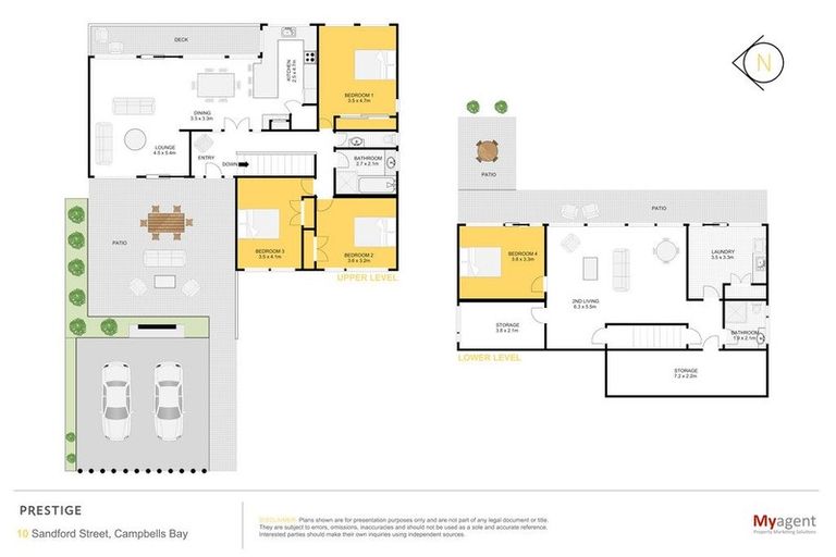 Photo of property in 10 Sandford Street, Campbells Bay, Auckland, 0630