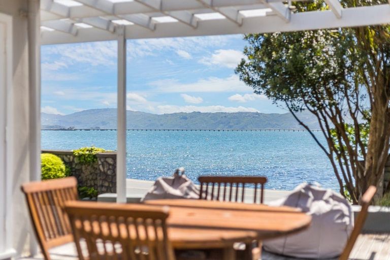 Photo of property in 1/2 Gill Road, Lowry Bay, Lower Hutt, 5013